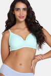Zivame Beautiful Basics Padded Non Wired 3/4th Coverage T-Shirt Bra ( Pack of 2 ) - Multicolor — thumbnail 6